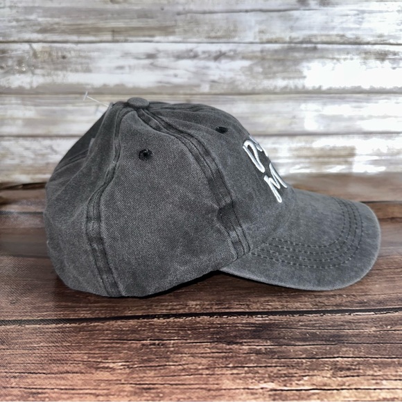 🆕 DOG MOM Embroidery Baseball Cap Washed Distressed Hat Velcro Adjustable Gift - Picture 6 of 8